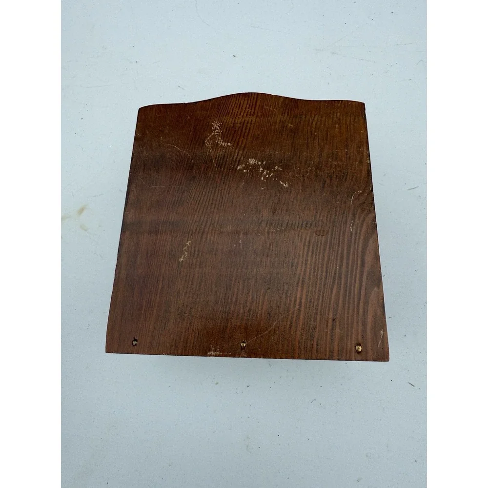 Vintage Wooden Letter‎ Napkin Holder Mirror Artificial Flowers Butterfly Mirror